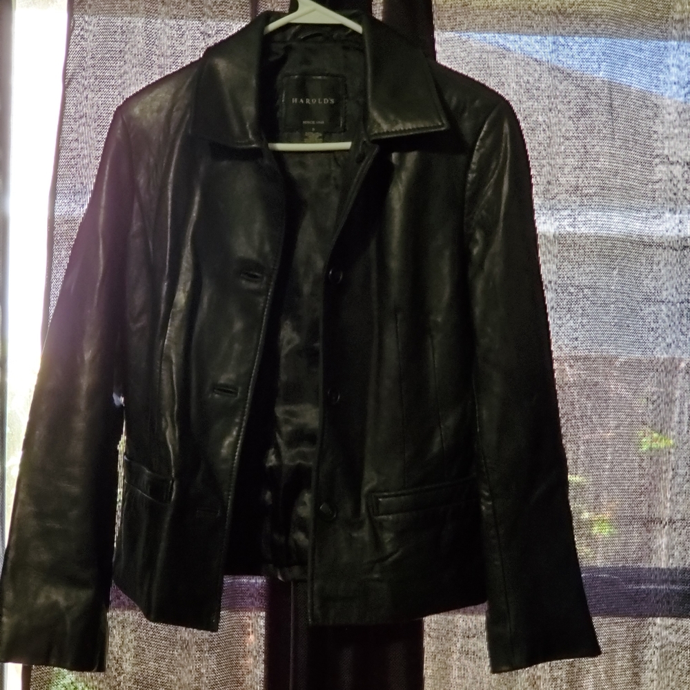 Harolds leather jacket